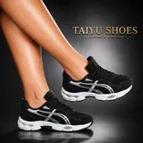 Taiyu Unisex Black/White Sporty Quality Comfy Sneakers 🔥🔥👌💃🏽‼️ — image 2