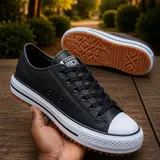 Converse Leather Double Sole New Design - Black — image 2