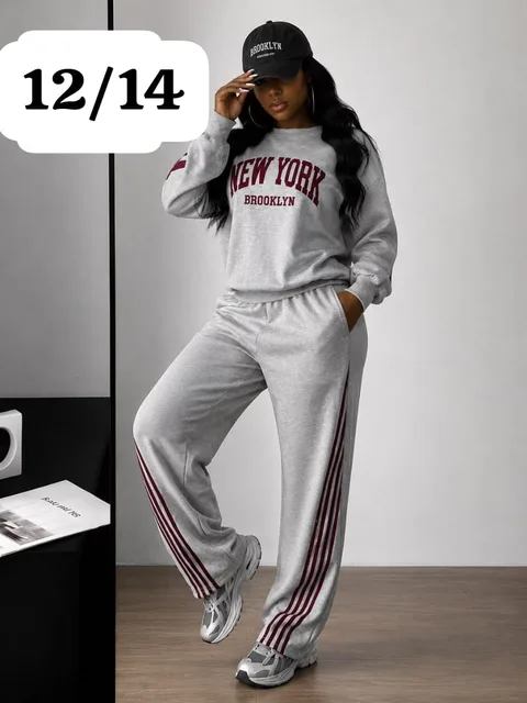 New York Brooklyn Grey Quality Tracksuit